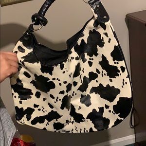 Cow Print Large Bag
